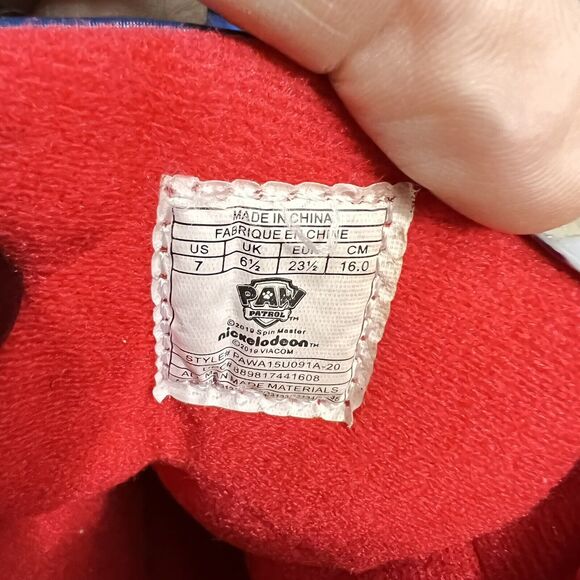 PAW Patrol Big Boy Winter Light Up Boots Size 7 - Picture 8 of 8